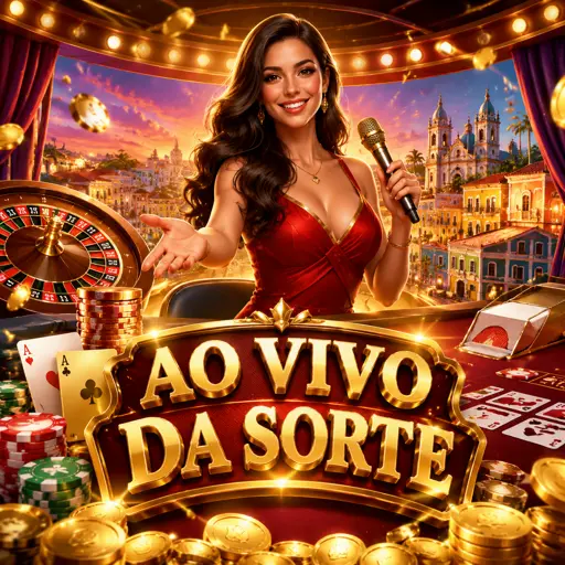 Dealer profissional em estúdio ao vivo