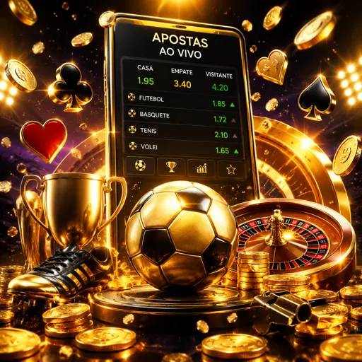 Painel com múltiplos mercados esportivos abertos